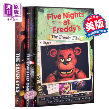 【中商原版】玩具熊的五夜后宫 银眼 扭曲 档案 3册套装英文原版英文小说Five Nights