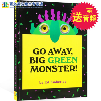 英文原版 Go Away Big Green Monster 走開大綠怪 廖彩杏吳敏蘭推薦 送音頻 pdf epub mobi 電子書 下載