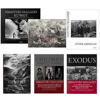 包郵！薩爾加多攝影套裝 創世紀+非洲+科威特戰火中的荒漠+其他美洲國傢+難民小孩+流離【6本】英文 pdf epub mobi 電子書 下載