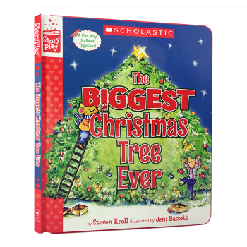 【中商原版】学乐故事角色扮演互动书The Biggest Christmas Tree Ever