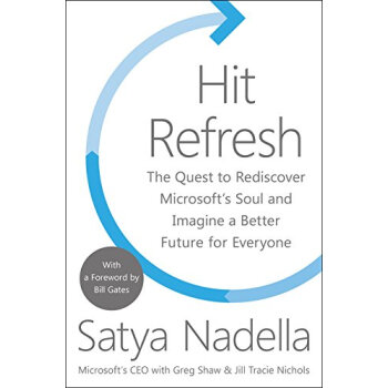 英文原版 拥抱变革Hit Refresh:The Quest to Rediscover