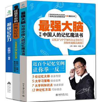 最强大脑思维导图记忆宫殿过目不忘的图像记忆法记忆力共3册逻辑思维记忆训练大脑训练书籍 pdf epub mobi 电子书 下载
