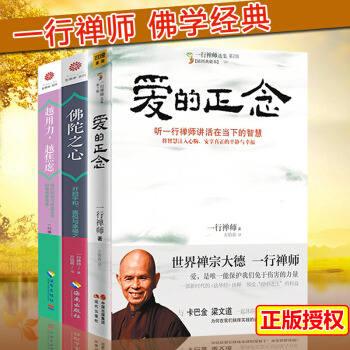 一行禪師的書籍 3冊愛的正念+佛陀之心+越用力越焦慮 一行禪師 佛學入門經典書籍 宗教知識讀物佛教 pdf epub mobi 電子書 下載
