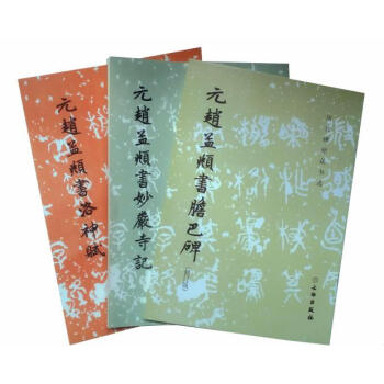 区域包邮 赵孟頫胆巴碑/元赵孟頫书妙严寺记/元赵孟頫书洛神赋历代碑帖法书选3本合售 文物出版社 pdf epub mobi 电子书 下载