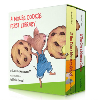 英文原版If You Give a Mouse Cookie 2冊廖彩杏繪本紙闆書 pdf epub mobi 下载