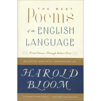 The Best Poems of the English Language: From Chaucer Through Robert Frost 最美英文诗 英文原版 [平装] pdf epub mobi 下载