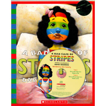 A Bad Case of Stripes (Book + CD) 糟糕，身上長條紋(書＋CD) [平裝] [4-8歲] pdf epub mobi 電子書 下載