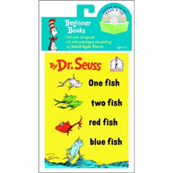 One Fish Two Fish Red Fish Blue Fish (Book and CD) 英文原版 [平裝] [3歲及以上] pdf epub mobi 電子書 下載