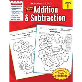 Scholastic Success with Addition & Subtraction: Grade 1學樂成功係列練習冊：一年級加減法 英文原版 [平裝] [6歲及以上] pdf epub mobi 電子書 下載