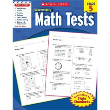 Scholastic Success with Math Tests: Grade 5 [平装] [10岁及以上] pdf epub mobi 电子书 下载