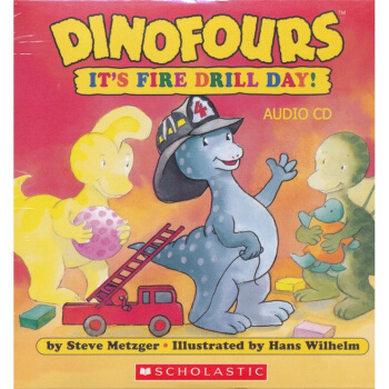 Dinofours: It's Fire Drill Day (Audio CD) 恐龙宝宝美好生活系：今天是消防演习日！ [平装]