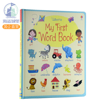 英文原版My First Word Book Board book我的第一本單詞書 紙闆書