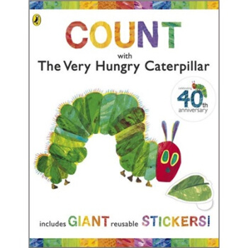 Count with the Very Hungry Caterpillar Sticker Book和飢餓的毛毛蟲一起數數 英文原版 [平裝] [3-8歲] pdf epub mobi 電子書 下載