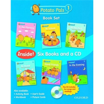 Potato Pals 1: Reader Set (Book+CD)[马铃薯朋友1 附CD读物套装] 英文原版 [平装] pdf epub mobi 下载