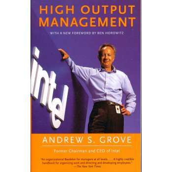 High-Output Management 英文原版 [平装] pdf epub mobi 电子书 下载
