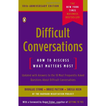 Difficult Conversations: How to Discuss What Matters Most [平装] pdf epub mobi 电子书 下载