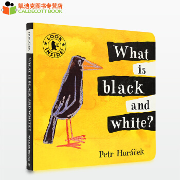 名傢Petr Horacek經典異形紙闆書What is Black and White pdf epub mobi 下载