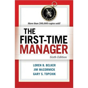 The First-Time Manager [平裝] pdf epub mobi 電子書 下載