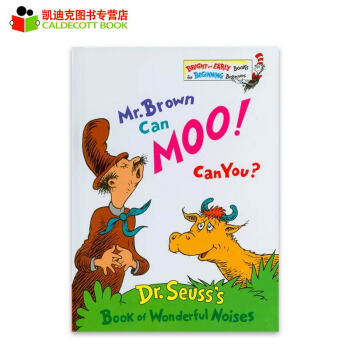 Dr. Seuss 苏斯博士 Mr. Brown Can Moo! Can You? 精装
