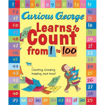Curious George Learns to Count from 1 to 100 [平装] [4岁及以上] pdf epub mobi 电子书 下载
