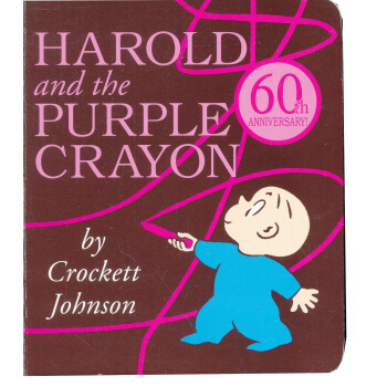 Harold and the Purple Crayon Board Book 哈羅德和紫色蠟筆(紙闆書) [精裝] pdf epub mobi 下载