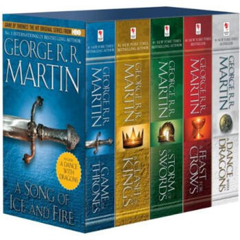 A Song of Ice and Fire, Books 1-5冰与火之歌套装 英文原版 [平装] pdf epub mobi 电子书 下载