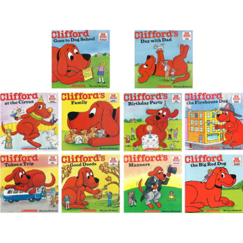 Clifford's Big Red Box, 50th Anniversary Pack (10 Book Set) 大紅狗五十周年紀念套裝(共10冊) 英文原版 [平裝] [8-12歲] pdf epub mobi 下载