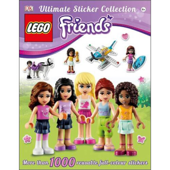 Lego Friends Ultimate Sticker Collection 乐高女孩终极贴纸书 [平装] [6岁及以上] pdf epub mobi 下载