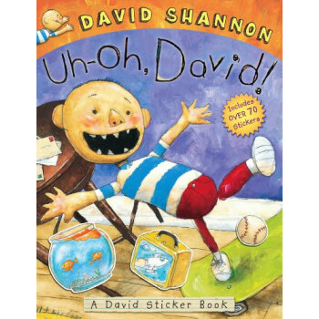 Uh-oh, David! Sticker Book [平裝] [3-8歲] pdf epub mobi 下载