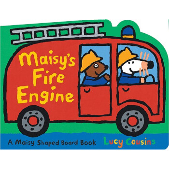 Maisy's Fire Engine [Board book] 小鼠波波 交通工具造型紙闆書 英文原版 [平裝] [2-5歲] pdf epub mobi 下载