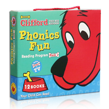 Clifford Phonics Fun Box Set #1 大红狗趣味自然拼读套装1，附CD 英文原版 [平装] [4岁及以上] pdf epub mobi 下载