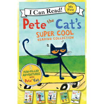 Pete the Cat's Super Cool Reading Collection (My First I Can Read) （套裝共5冊）皮特貓超級酷圖書閤集 英文原版 [平裝] [4-8歲] pdf epub mobi 下载