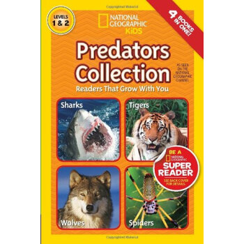 National Geographic Readers: Predators Collection 國傢地理少兒版：捕食者 英文原版 [平裝] [4~6歲] pdf epub mobi 電子書 下載