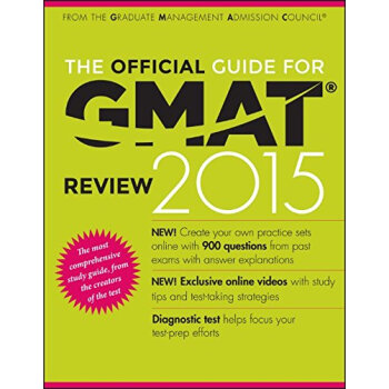 The Official Guide for GMAT Review 2015 with Online Question Bank and Exclusive Video 英文原版 [平装] pdf epub mobi 下载