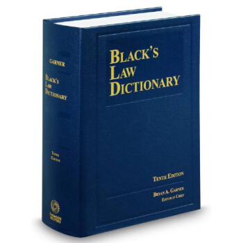 Black's Law Dictionary 10th Edition 《布莱克法律大词典》第10版 英文原版 [精装] pdf epub mobi 下载