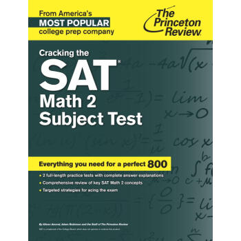 Cracking the SAT Math 2 Subject Test 英文原版 [平装] pdf epub mobi 电子书 下载