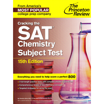 Cracking the SAT Chemistry Subject Test， 15th Ed 英文原版 [平装] pdf epub mobi 电子书 下载