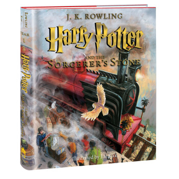 Harry Potter and the Sorcerer’s Stone: The Illustrated Edition 哈利·波特與魔法石 英文原版 [精裝] [8歲及以上] pdf epub mobi 下载