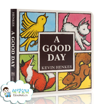 英文原版绘本 A Good Day Board Book 幼儿英语启蒙3-6岁美好的