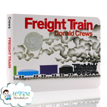 英文原版繪本 Freight Train火車快跑 凱迪剋銀奬 紙闆書 吳敏蘭繪本
