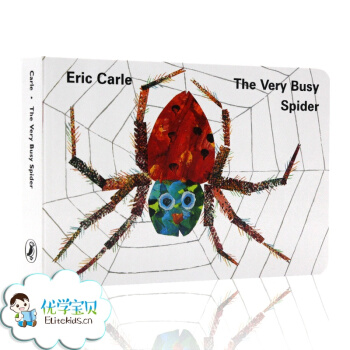 英文原版绘本 The Very Busy Spider 好忙好忙的小蜘蛛 吴敏兰书单