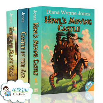 英文原版小说 Howl's moving castle 哈尔的移动城堡 3册合售 全套书籍宫崎骏 pdf epub mobi 下载
