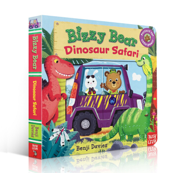 Bizzy Bear: Dinosaur Safari 忙碌的小熊：恐龙乐园儿童玩具机关抽拉纸板书 英文原版 [平装] [00--03] pdf epub mobi 下载