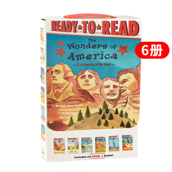 準備閱讀係列1級 美國奇觀 英文原版 Ready to Read Level 1 6冊盒裝