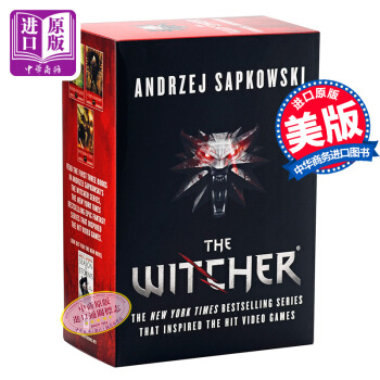 【中商原版】巫师(猎魔人)套装(1-3)英文原版 Witcher Boxed Set 游戏原版小说