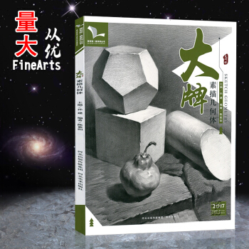 2017我有我一套 大牌素描幾何體 幾何形體組閤結構基礎局部解析畫臨摹高藝聯考美術書 pdf epub mobi 下载