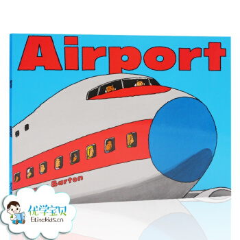英文原版绘本 Airport 平装 廖彩杏推荐 Byron Barton 作品儿童图画书 pdf epub mobi 电子书 下载