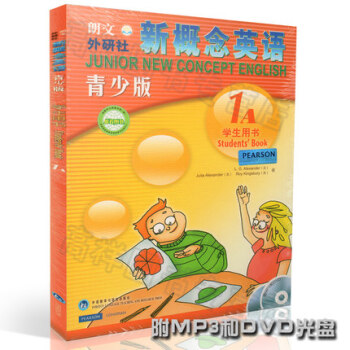 朗文外研社新概念英语1A学生用书青少版 点读版 随书附赠MP3和dvd光盘各一张 L.