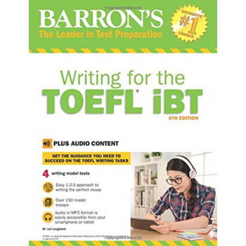 【中商原版】巴朗托福官方题库范文精讲(第6版) 英文原版 Writing for the TOEFL