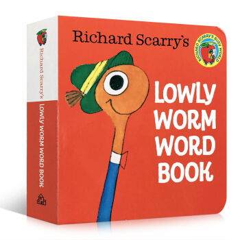 英文原版 Richard Scarry Lowly Worm Word Book词汇启蒙